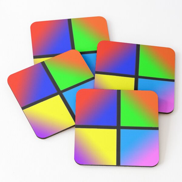 Item preview, 4 block gradient background  designed and sold by beckyhowling.