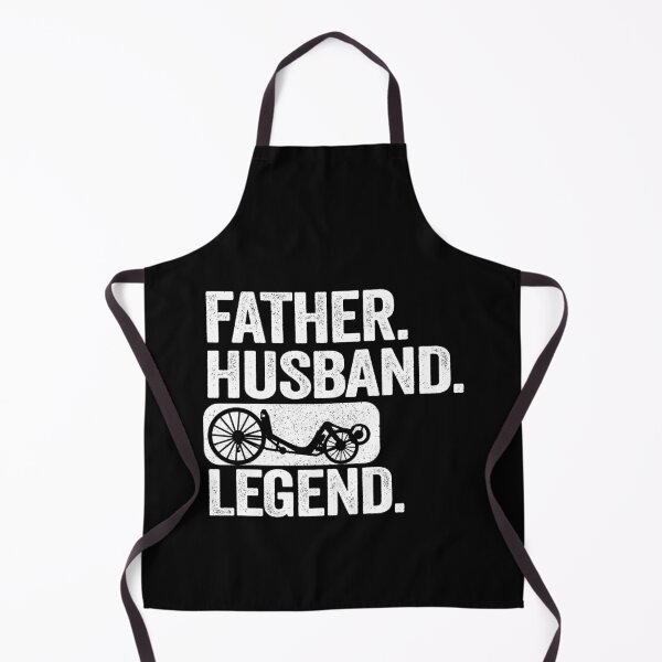 Item preview, Father Husband Recumbent Legend Funny Recumbent Bike designed and sold by Stronzi.