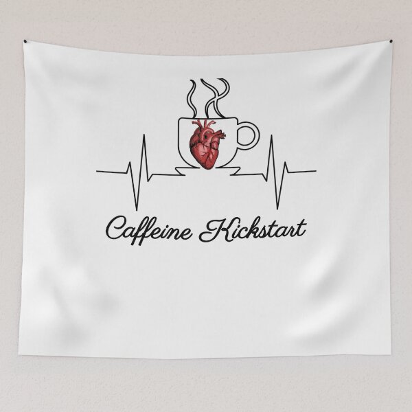 Item preview, Caffeine Kickstart Your Heart designed and sold by TastySpace.