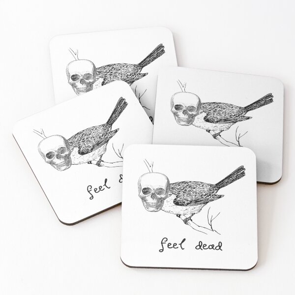 Item preview, feeldead smiling bird designed and sold by feel-dead.
