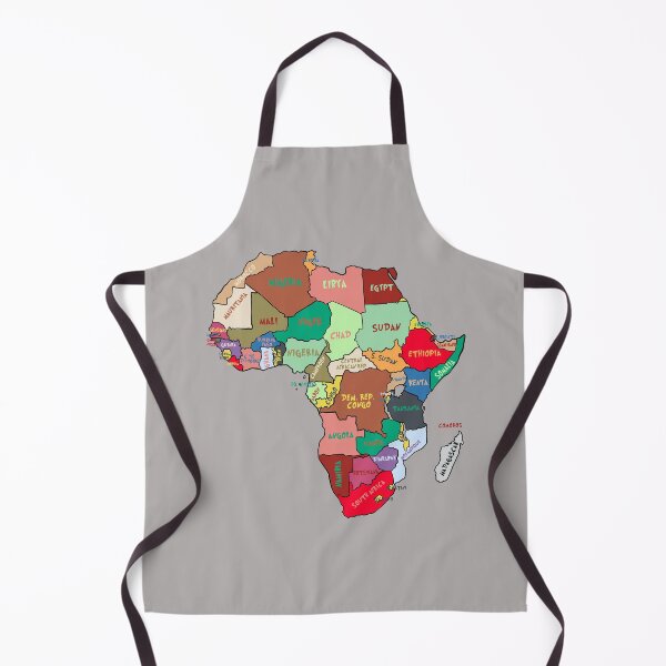Item preview, colorful map of African Continent the borders and the country names designed and sold by mashmosh.
