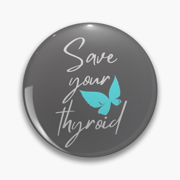 Item preview, Save your thyroid (butterfly) designed and sold by itsmejenagain.