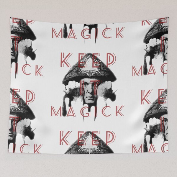 Item preview, Aleister Crowley - Keep it Magick designed and sold by MortaliteeUK.