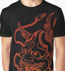 Hannya Gliederung Grafik T-Shirt