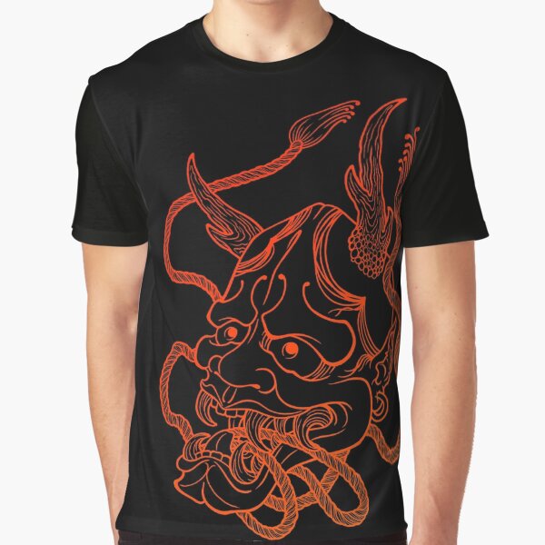 Hannya Outline Graphic T-Shirt