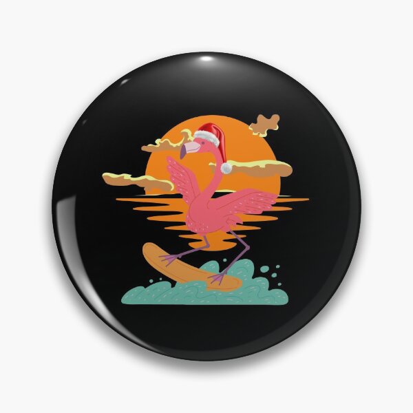 Artikelvorschau, Flamingo-Surfen Weihnachten im Juli Sommerurlaub Strand entworfen und verkauft von SweetbeStore.