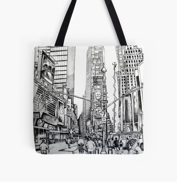 New York All Over Print Tote Bag