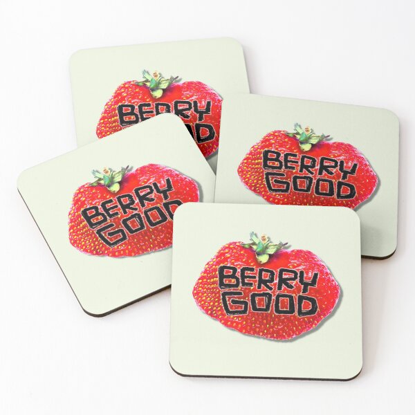 Item preview, Berry Good Funny Strawberry designed and sold by badlydrawnbabe.