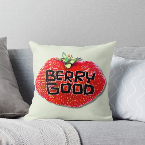 Item preview, Berry Good Funny Strawberry designed and sold by badlydrawnbabe.