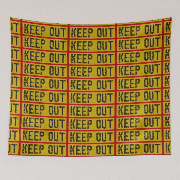 Item preview, KEEP OUT Wordart Sign, No Trespassing designed and sold by Nostrathomas66.