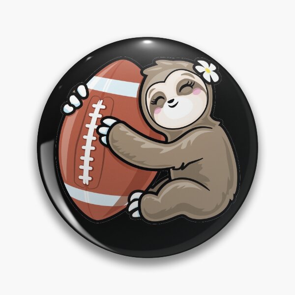 Item preview, Sloth Girls Hugging Americans football designed and sold by pablomendoza.