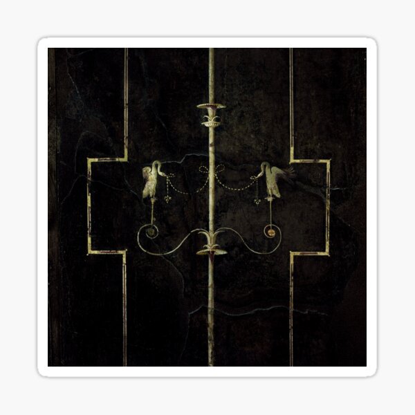 Item preview, Black fresco with a section of a candelabrum, flanked by a pair of swans, from the imperial villa at Boscotrecase (2) designed and sold by DotorEaon.