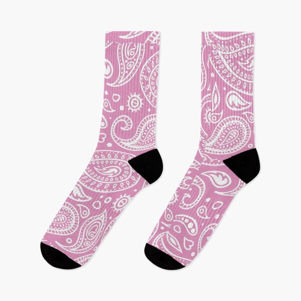 Artikelvorschau, Hellrosa Bandana-Print entworfen und verkauft von Trendyclubshop.