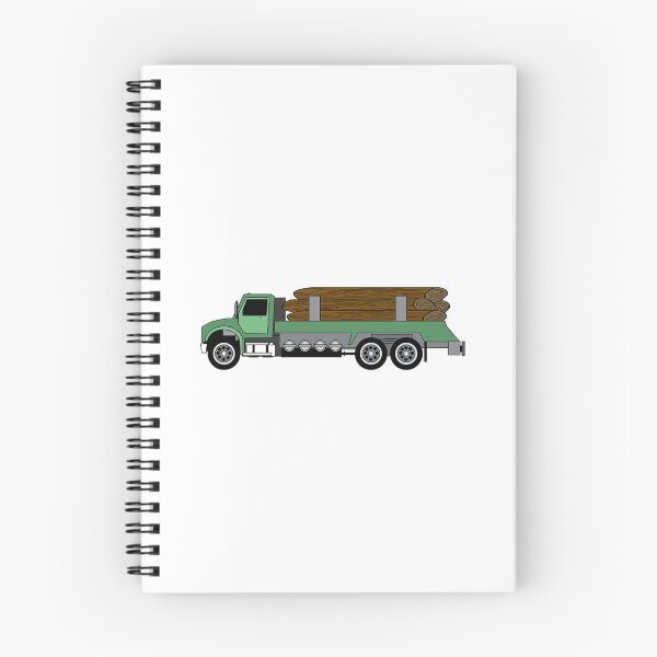 Item preview, Logging Truck, Green Flatbead Truck, Lumber,  designed and sold by Nostrathomas66.