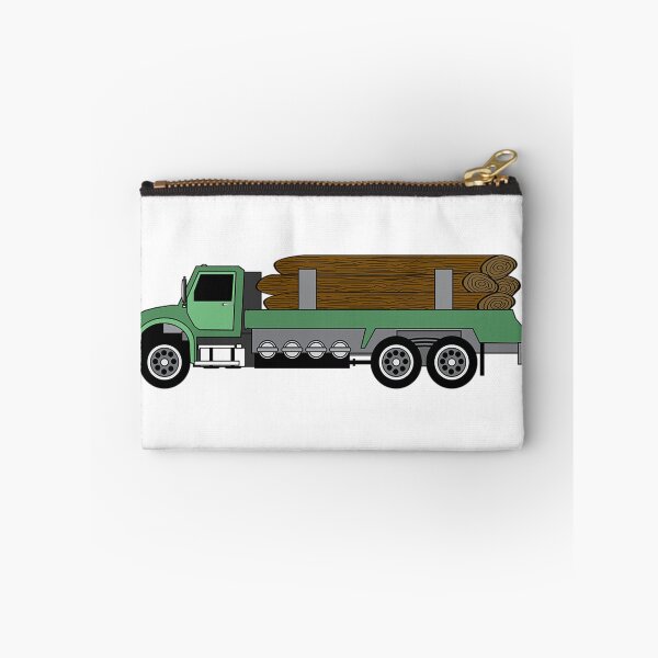 Item preview, Logging Truck, Green Flatbead Truck, Lumber,  designed and sold by Nostrathomas66.