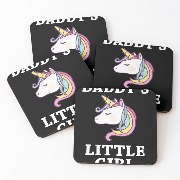 Item preview, Daddy's Little Girl Shirt cute unicorn designed and sold by hasnamuse.