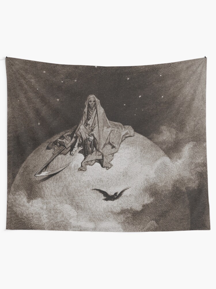 Alternate view of THE DEATH - GUSTAVE DORE Tapestry