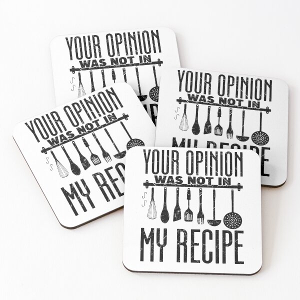 Item preview, Your Opinion Was Not In My Recipe Funny Cooking Lover Chef designed and sold by tshirtexpressiv.