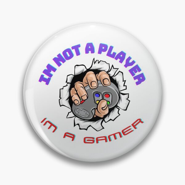 Item preview, im not a player im a gamer designed and sold by WordArtDesign.
