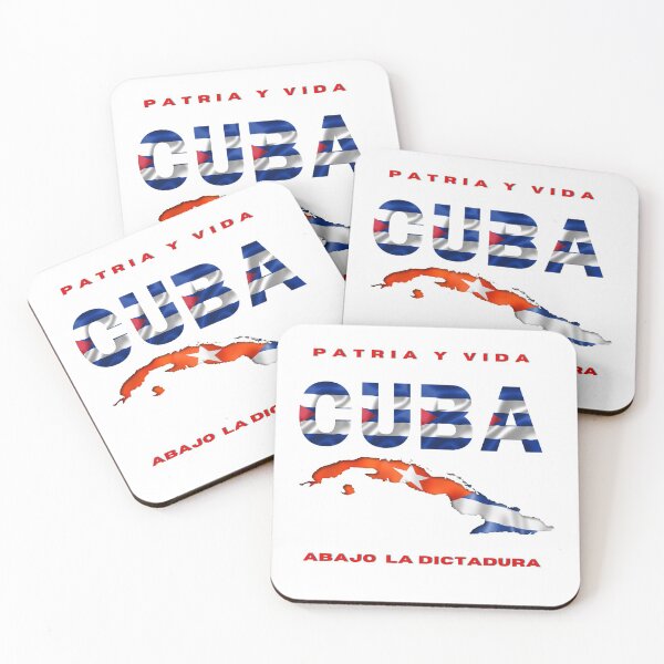 Item preview, Patria y vida cuban flag abajo la dictadura  designed and sold by pacho5677.