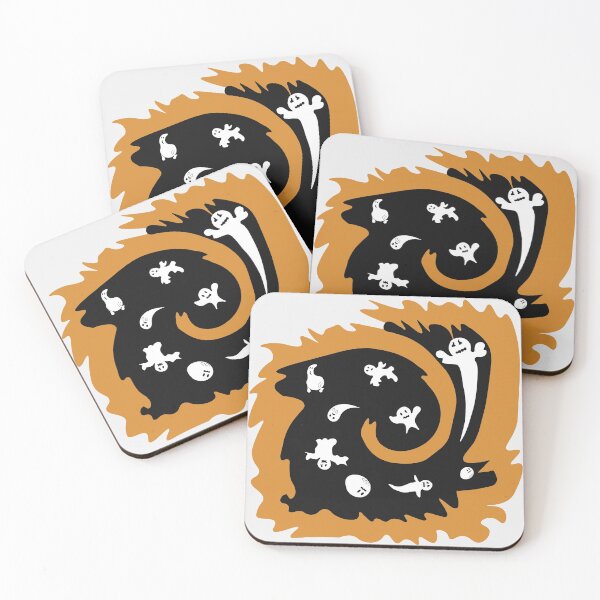 Item preview, Black And Orange Whirlwind Of Ghosts designed and sold by RPMELO.