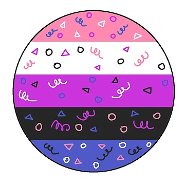 Artwork thumbnail, Genderfluid Arcade Carpet by RaspberryRhen