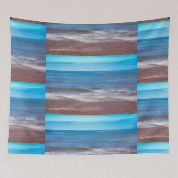 Item preview, Waves in Motion on Whitby Beach  designed and sold by Incakola1.