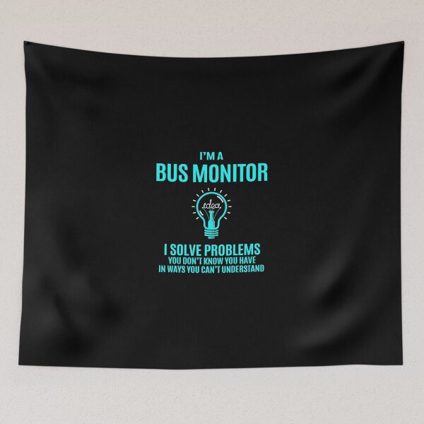 Item preview, Bus Monitor T Shirt - I Solve Problems Gift Item Tee designed and sold by artwigse.