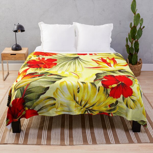 Item preview, Fiery Flowery Hawaiian Aloha Shirt Scene designed and sold by Popular-Gifts.