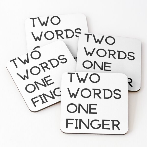 Item preview, Two words one finger designed and sold by BOSHIRT.
