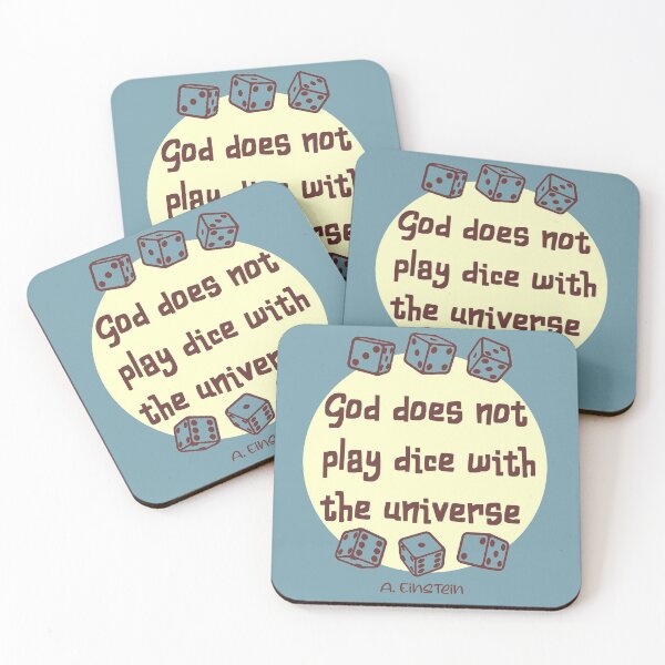 Item preview, God does not play dice with the universe  designed and sold by sandpiperstudio.