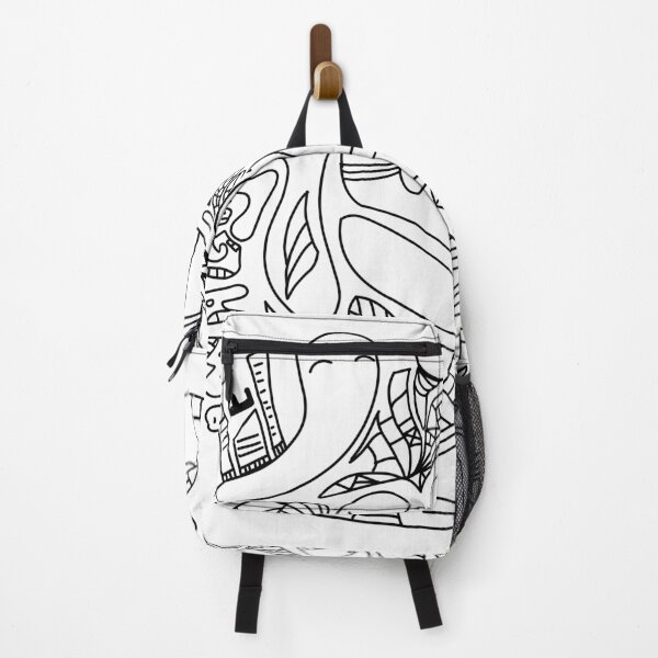 Item preview, Calm Expression Doodle Art Black and White designed and sold by R4CProject.