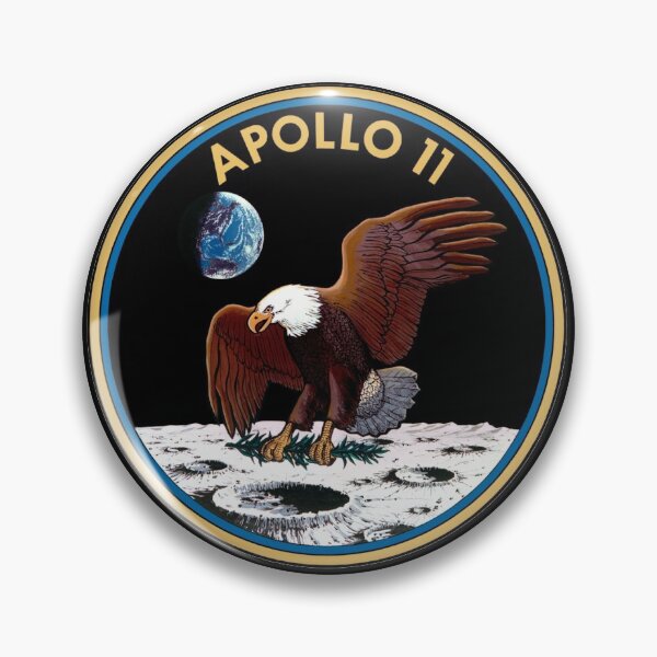Artikelvorschau, NASA Apollo 11 Mission Patch entworfen und verkauft von Galaxy Badges.