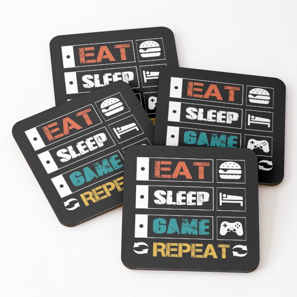 Item preview, Eat Sleep Game Repeat designed and sold by Golden-place.