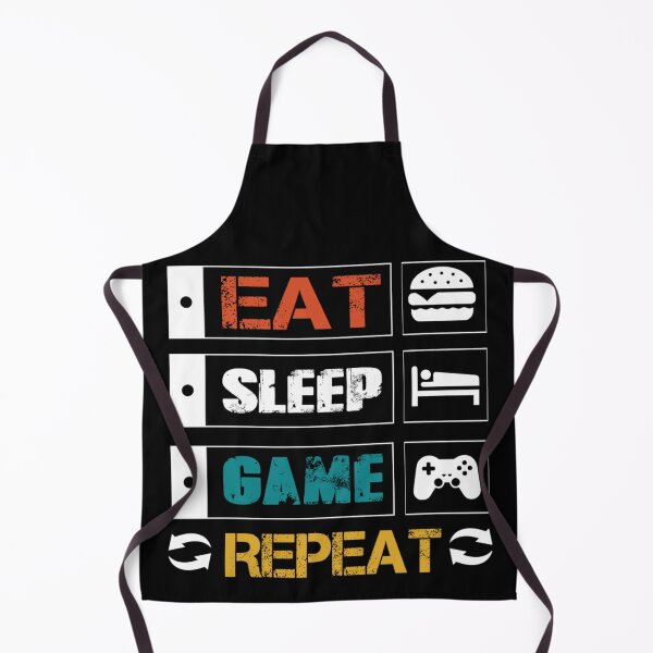 Item preview, Eat Sleep Game Repeat designed and sold by Golden-place.
