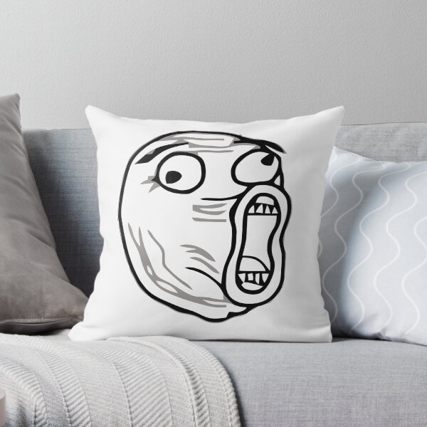 Kissen Kissenbezuge Troll Face Redbubble