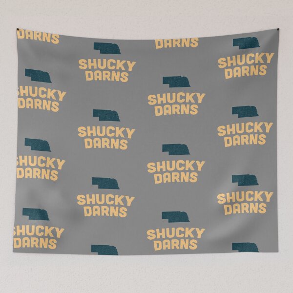 Item preview, Nebraska Shucky Darns Corn Pun designed and sold by Creatively Torn.