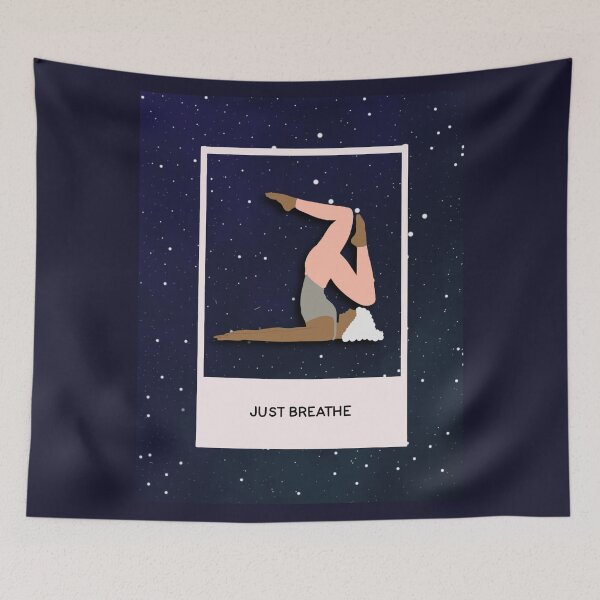 Item preview, Just breathe yoga designed and sold by Weather gifts .