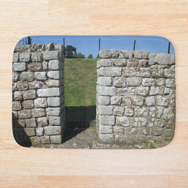 M.I. #122 |☼| Rocks And Bricks - Shot 15 (Hadrian's Wall) Bath Mat
