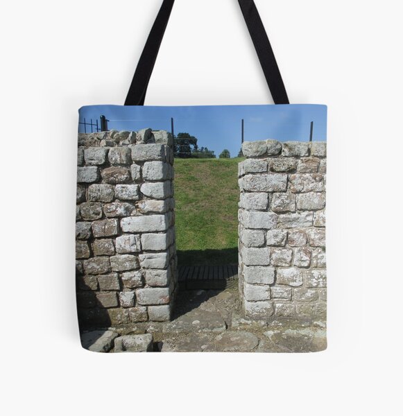 M.I. #122 |☼| Rocks And Bricks - Shot 15 (Hadrian's Wall) All Over Print Tote Bag