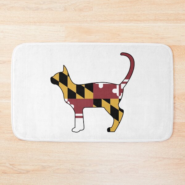 Item preview, State of Maryland Flag for Cat Lovers designed and sold by Gsallicat.