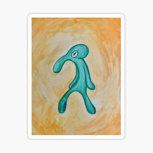 (Squidward's) Bold and Brash Sticker