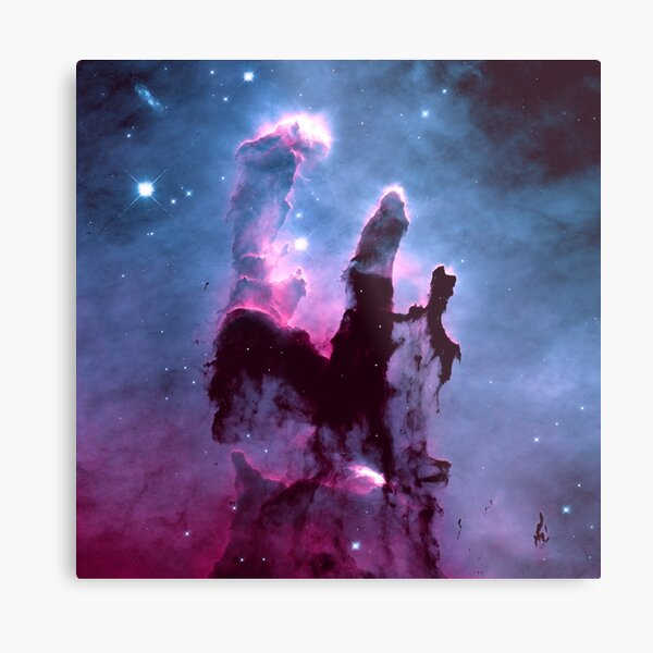 Lámina metálica «Eagle Nebula / Pillars of Creation Sutil cambio de