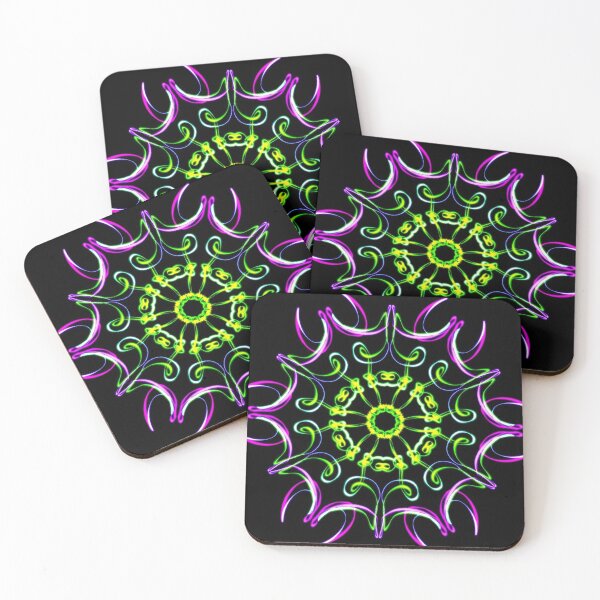 Item preview, Abstract Yellow, Purple & Green Fractal Infinity designed and sold by SXW Designs.