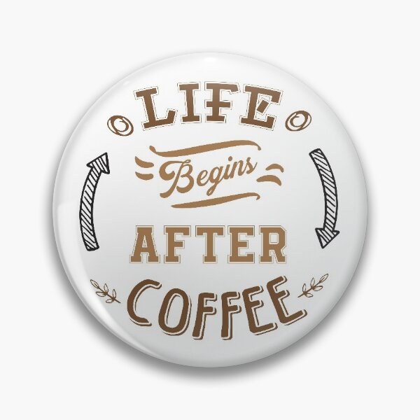 Item preview, Life Begins After Coffee Funny Coffee Quote designed and sold by TH3--DESIGNER.