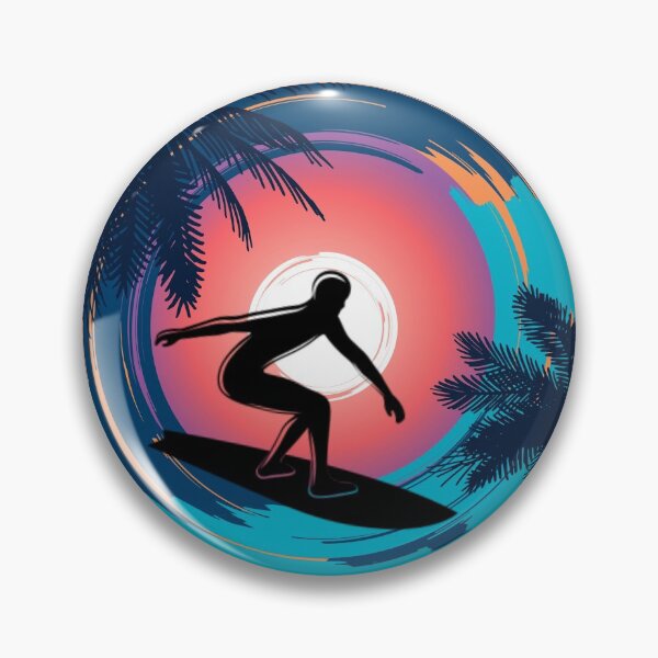 Item preview, Surfing in The Sunset designed and sold by PrintinglyArt.