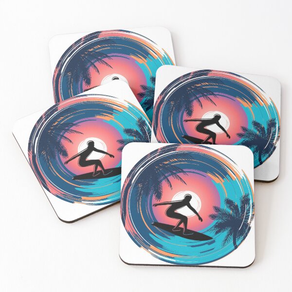 Item preview, Surfing in The Sunset designed and sold by PrintinglyArt.