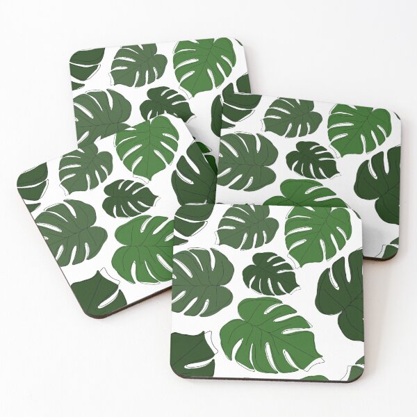 Item preview, Monstera leaf pattern designed and sold by heatherbenner.