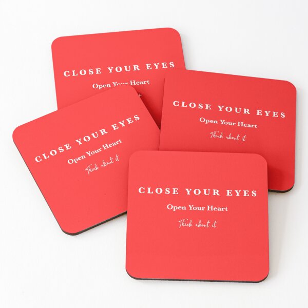 Item preview, Close you eyes, Open your heart, Think about it... designed and sold by MouadbStore.