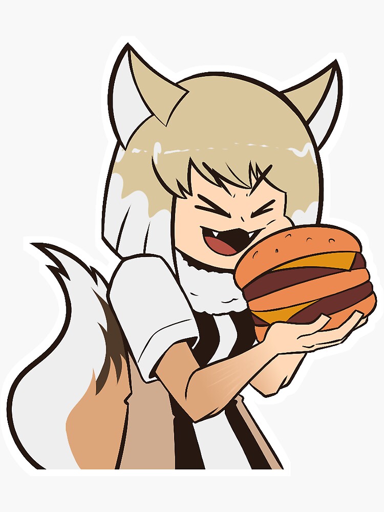 "Borger Fox Yelling" Sticker for Sale by Yogurt-Cap-Shop | Redbubble